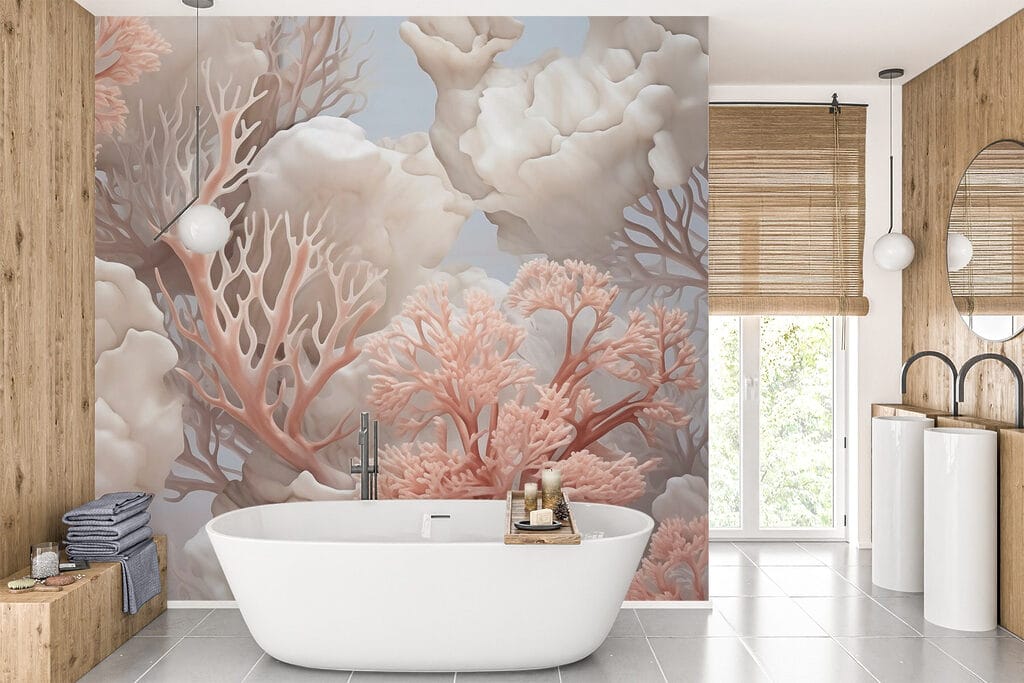 Corais em tons pêssego — interior 2