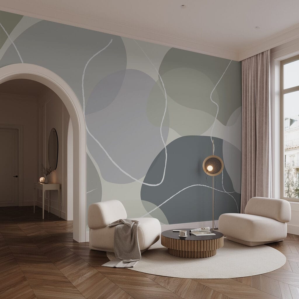 Seixos com linhas brancas — interior 1