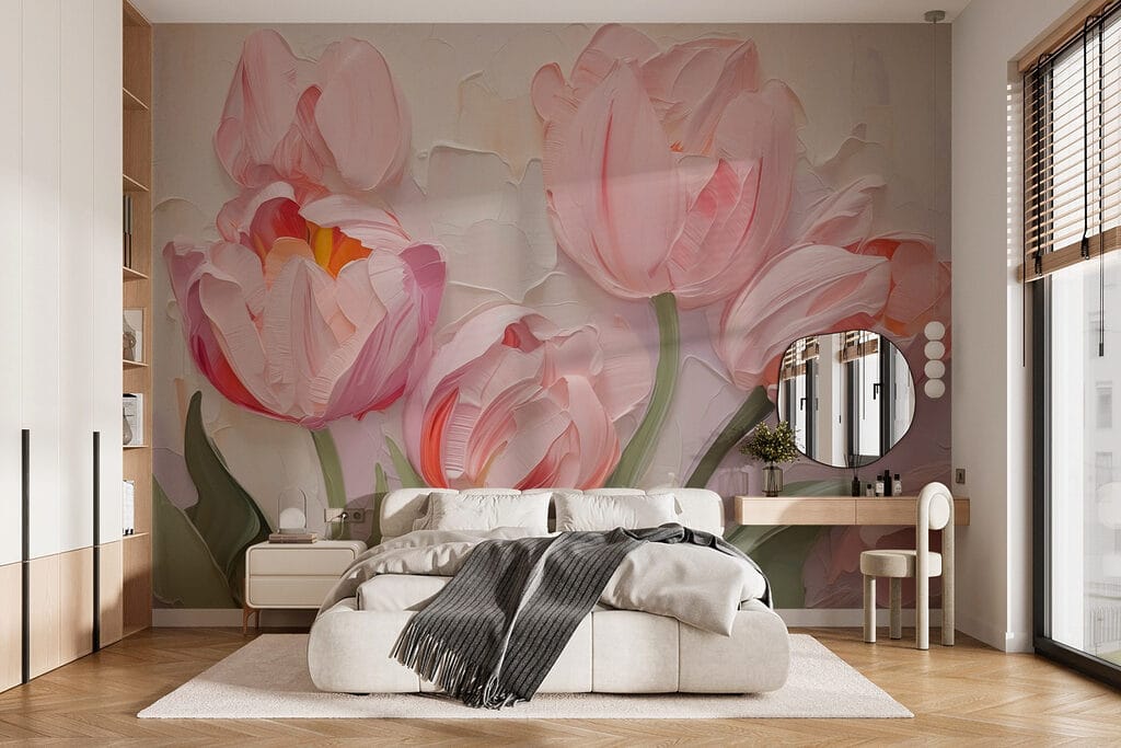 Tulipas cor-de-rosa — interior 1