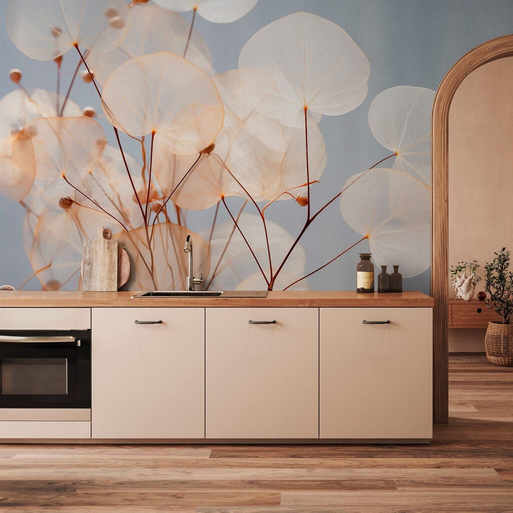Folhas claras em ramos — interior 2