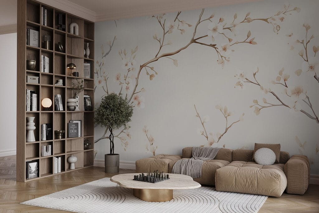 Ramos brancos em creme — interior 1