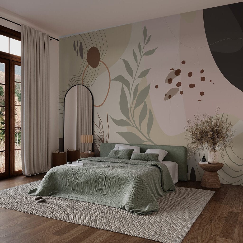 Folhas sobre tons calmos — interior 2