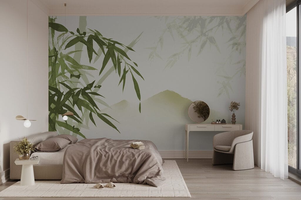 Bambu junto às colinas — interior 1