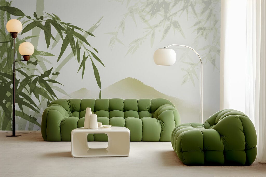 Bambu junto às colinas — interior 3