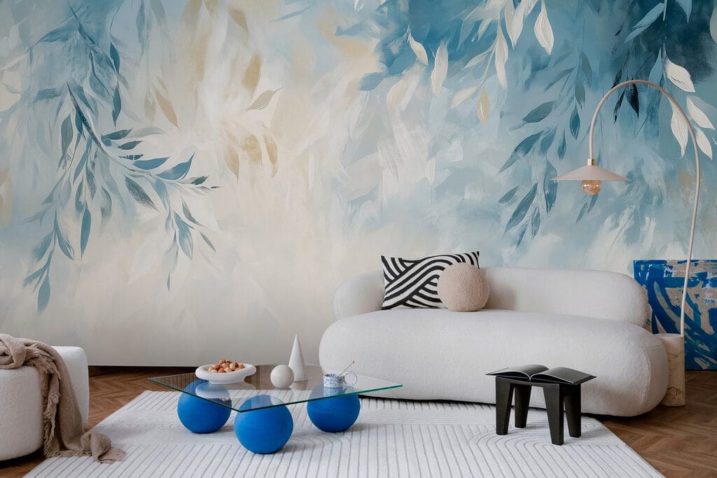 Folhas azuis ao sol — interior 3