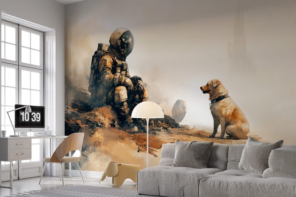 Astronauta encontra um cão — interior 5