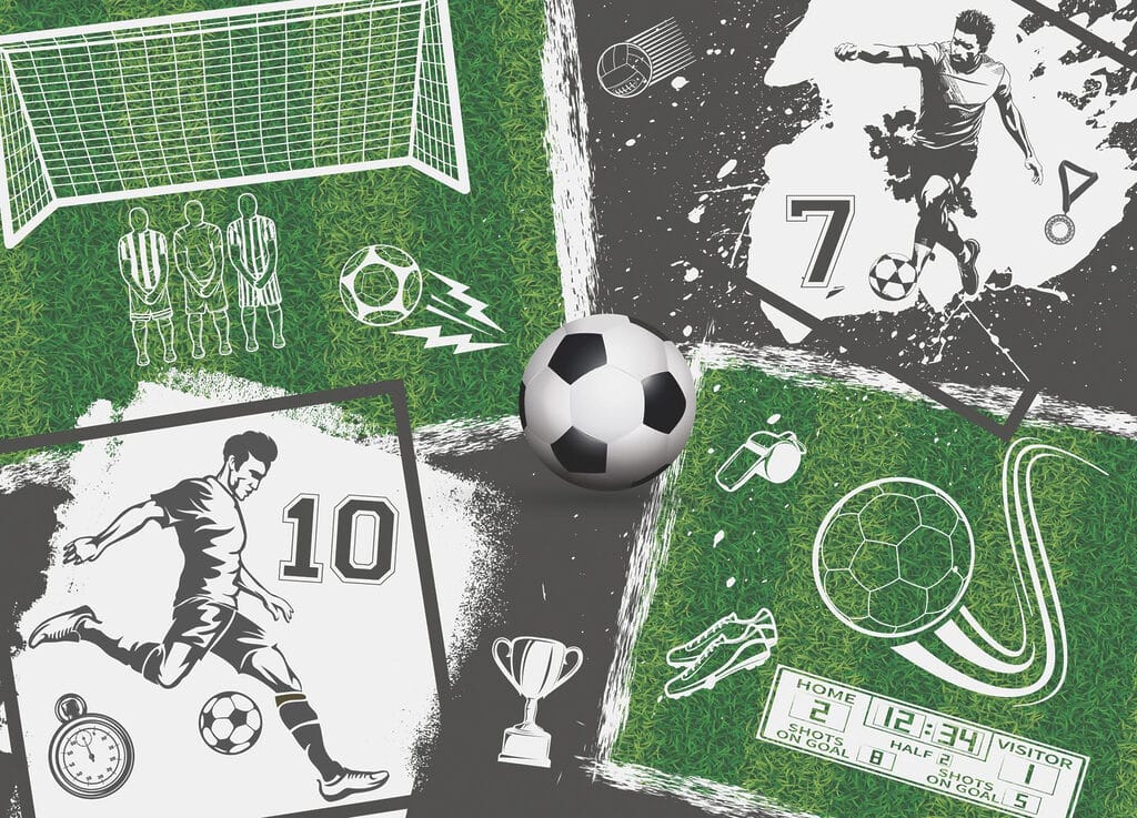 Mundo do futebol — design completo