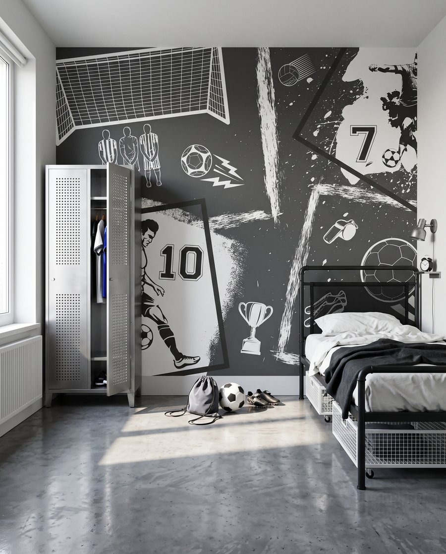 Desenhos de futebol — interior 2