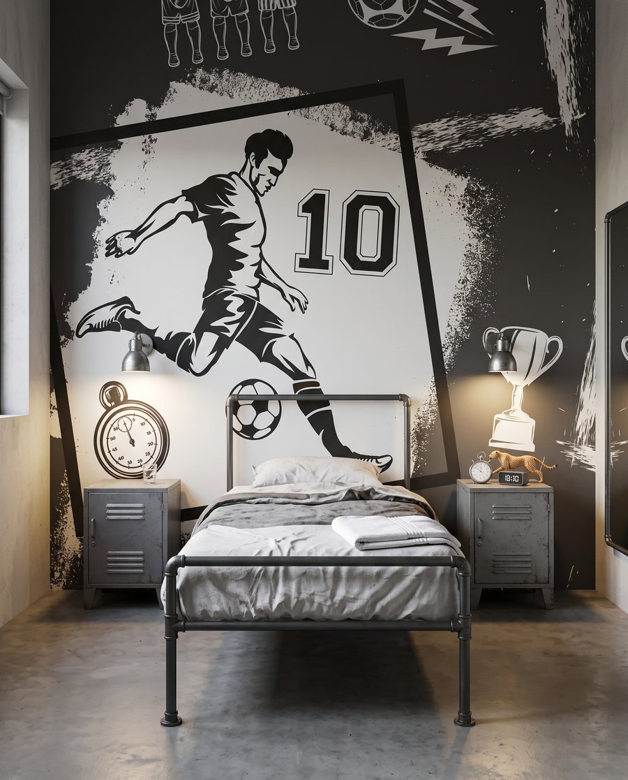 Desenhos de futebol — interior 6