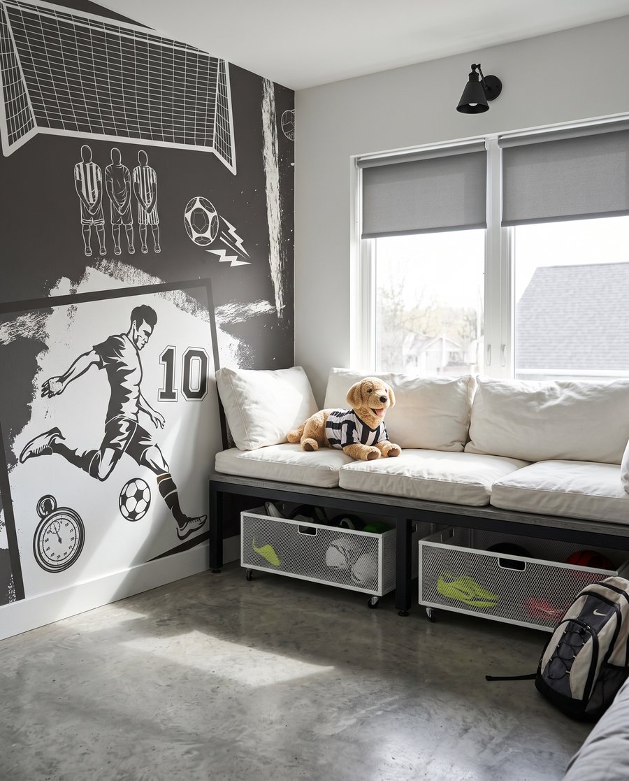 Desenhos de futebol — interior 8