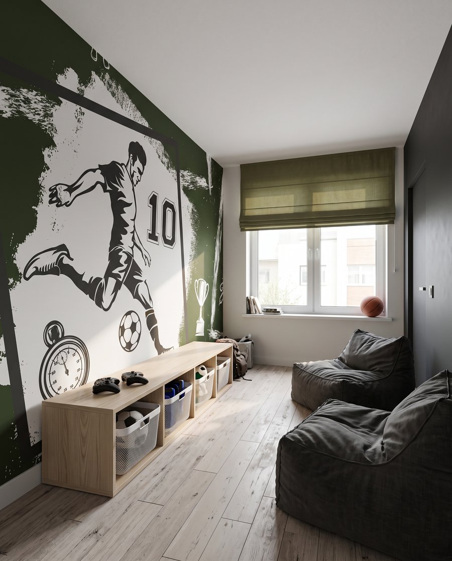 Desenhos de futebol — interior 9