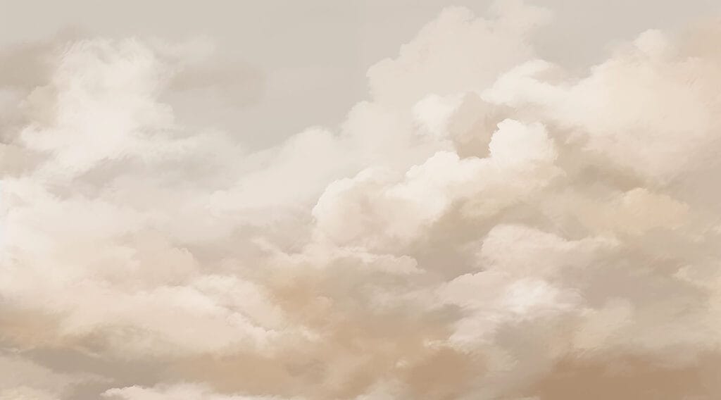Nuvens cor de areia — design completo