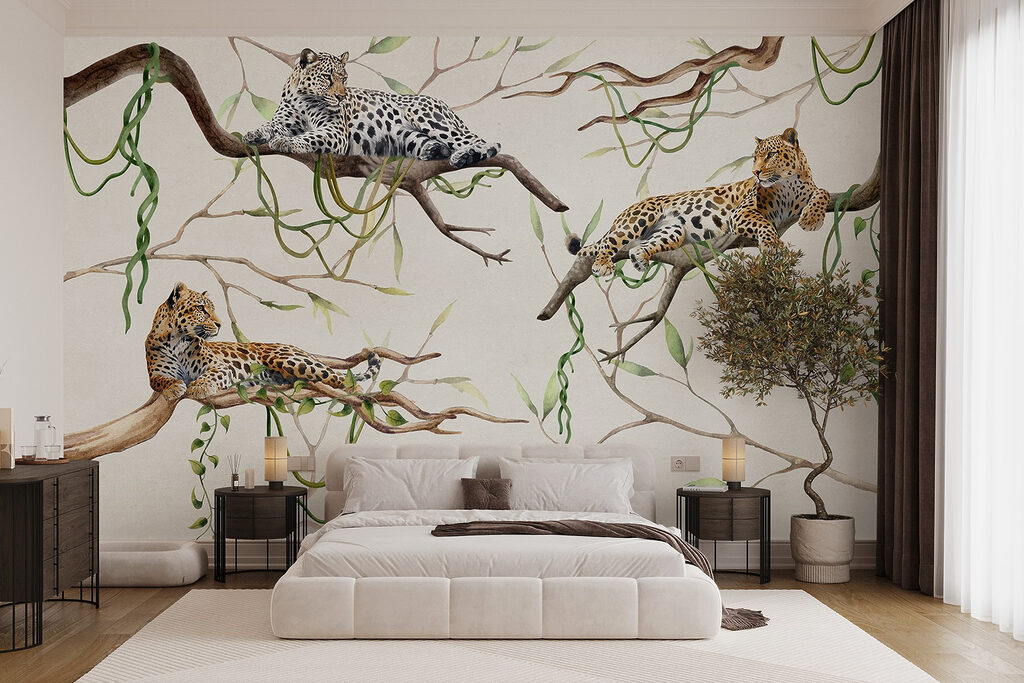 Leopardos entre lianas — interior 1