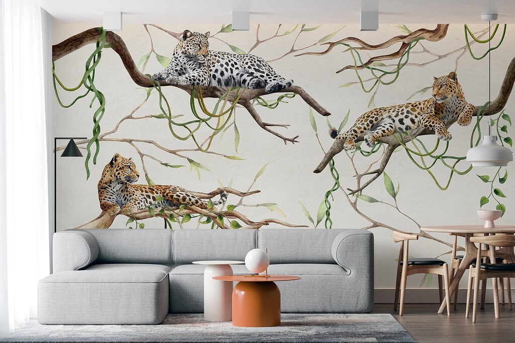 Leopardos entre lianas — interior 2