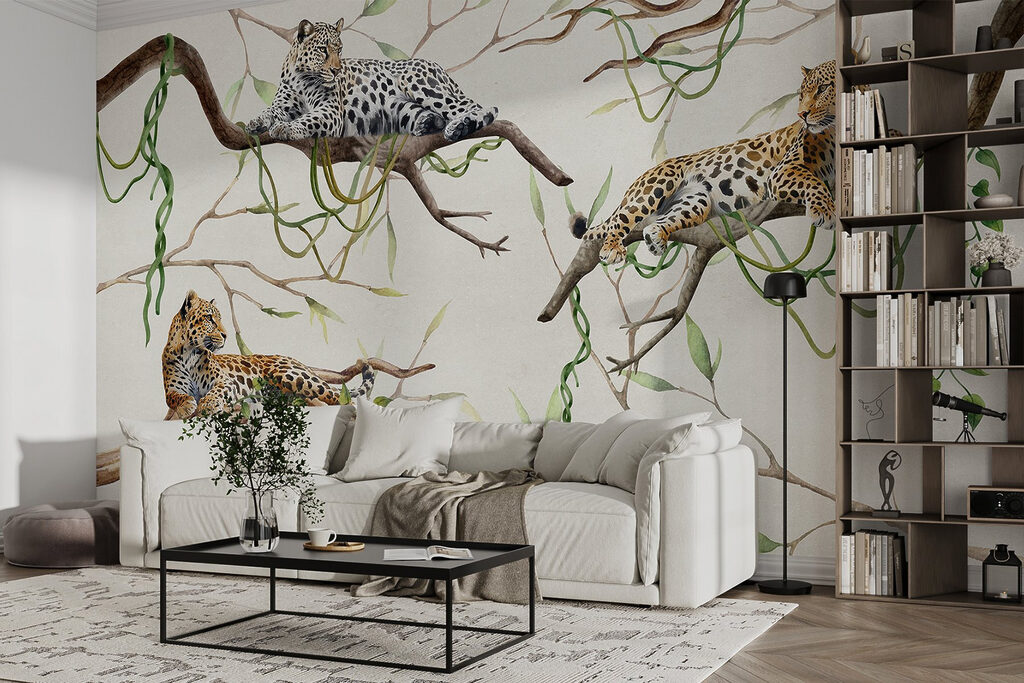Leopardos entre lianas — interior 3