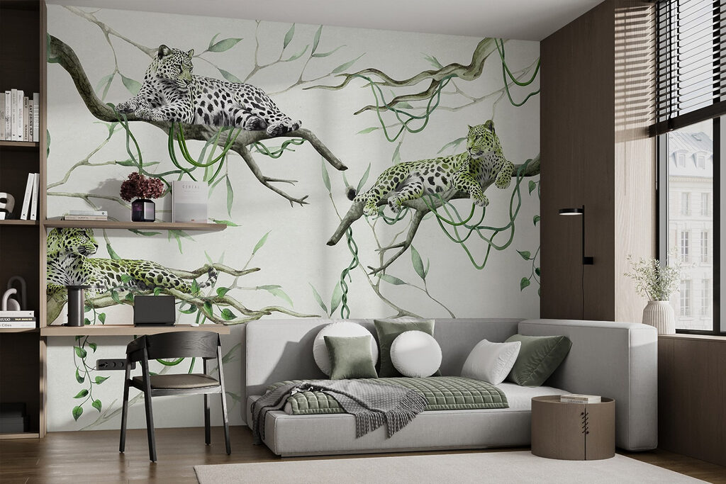 Leopardos entre lianas — interior 2
