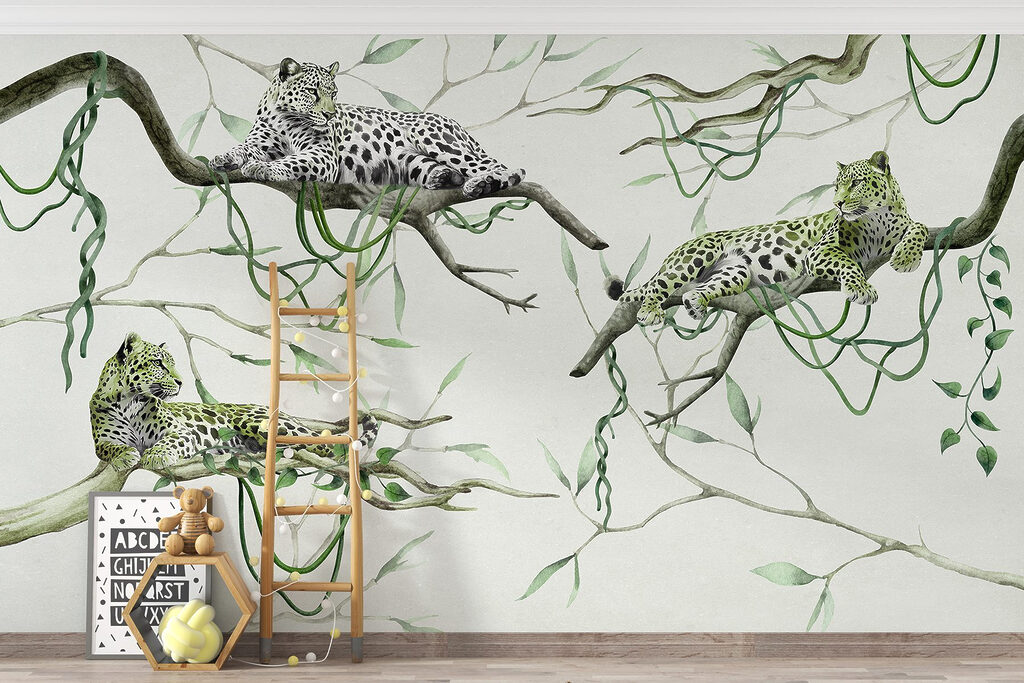 Leopardos entre lianas — interior 3