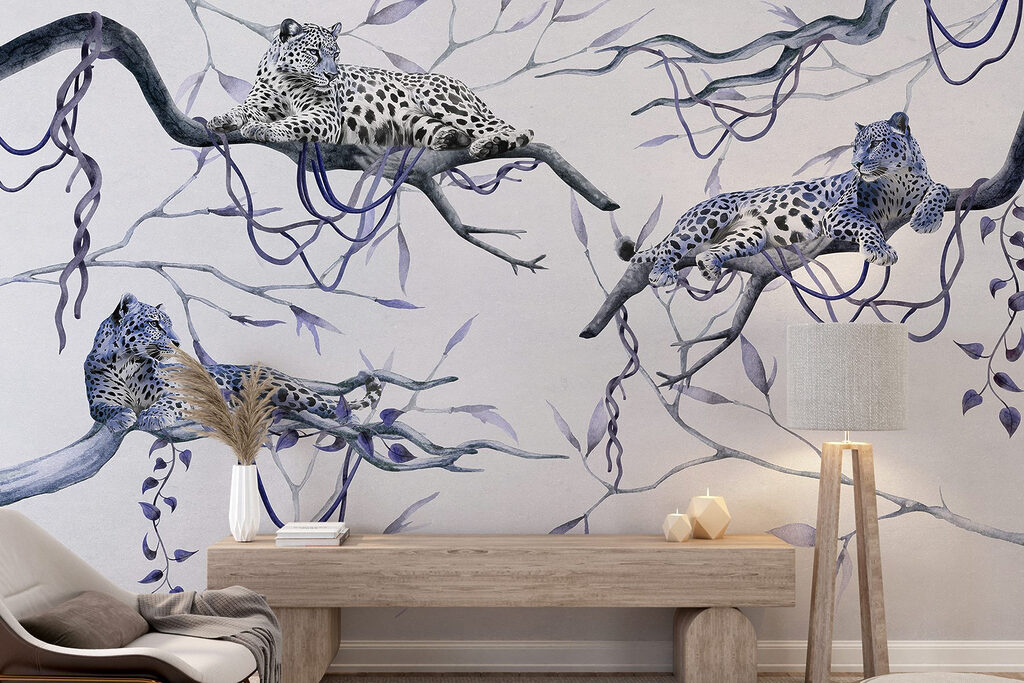 Leopardos entre lianas — interior 2