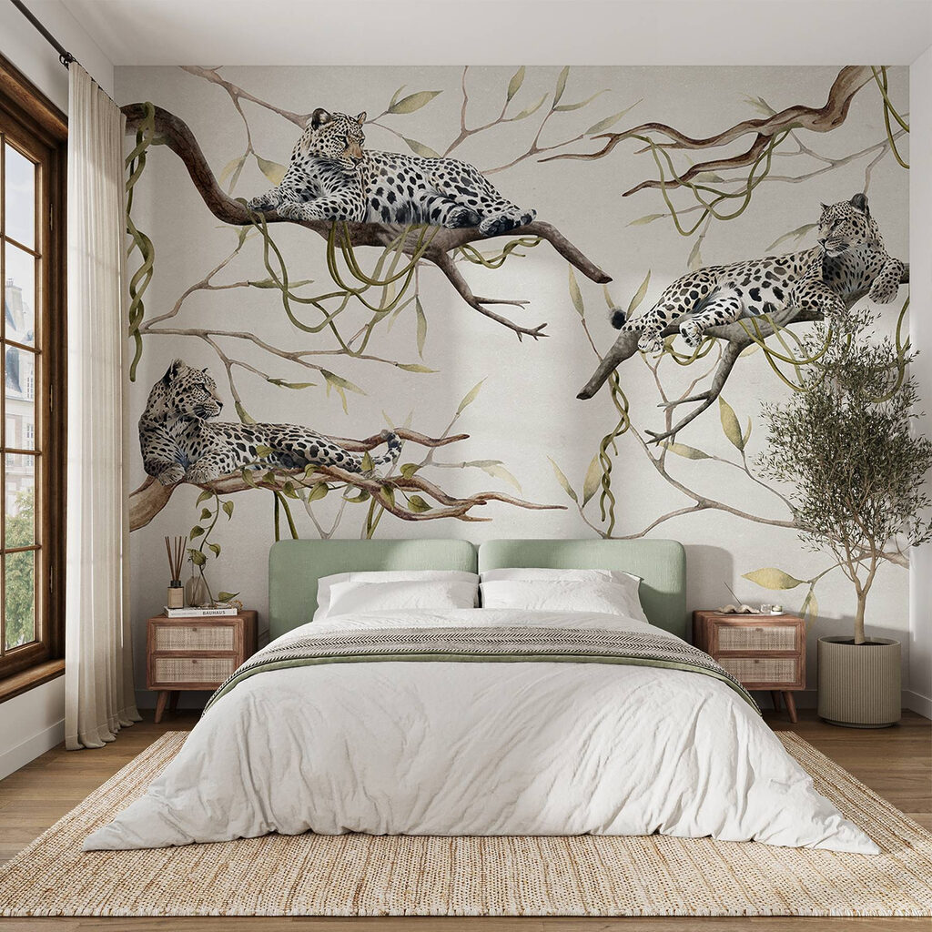 Leopardos entre lianas — interior 1