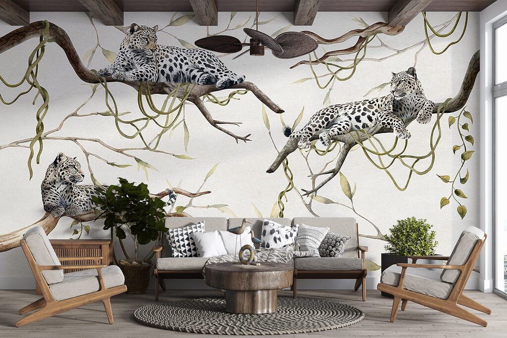 Leopardos entre lianas — interior 2