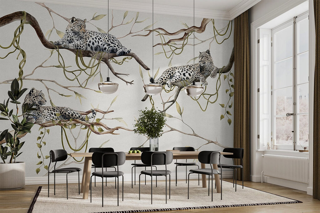 Leopardos entre lianas — interior 3