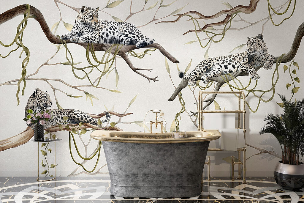 Leopardos entre lianas — interior 5
