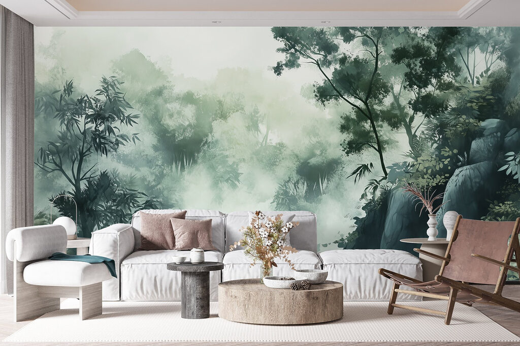 Floresta com rochas cinzentas — interior 3