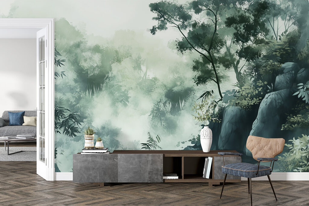 Floresta com rochas cinzentas — interior 4
