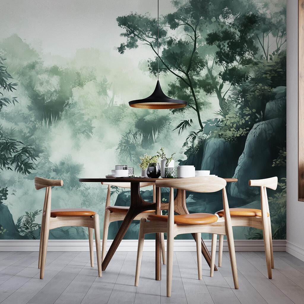 Floresta com rochas cinzentas — interior 5