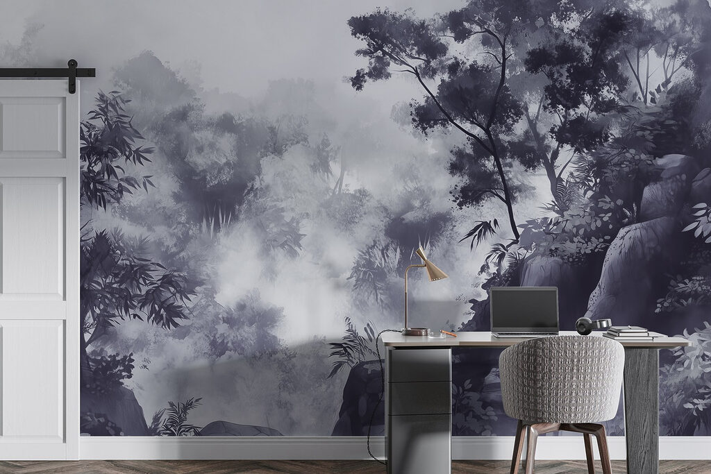 Floresta com rochas cinzentas — interior 4