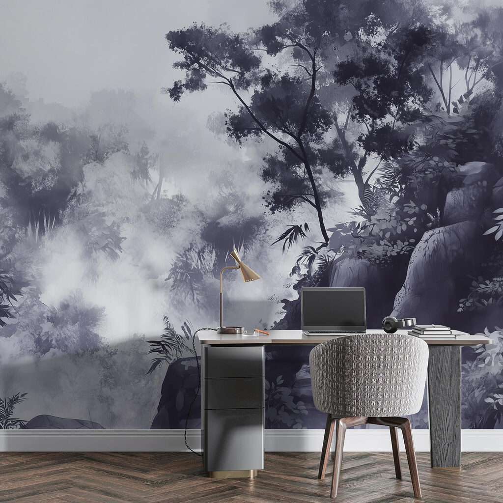 Floresta com rochas cinzentas — interior 5