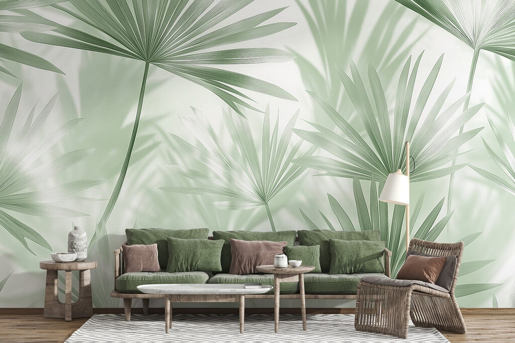 Palmeiras em leque — interior 3