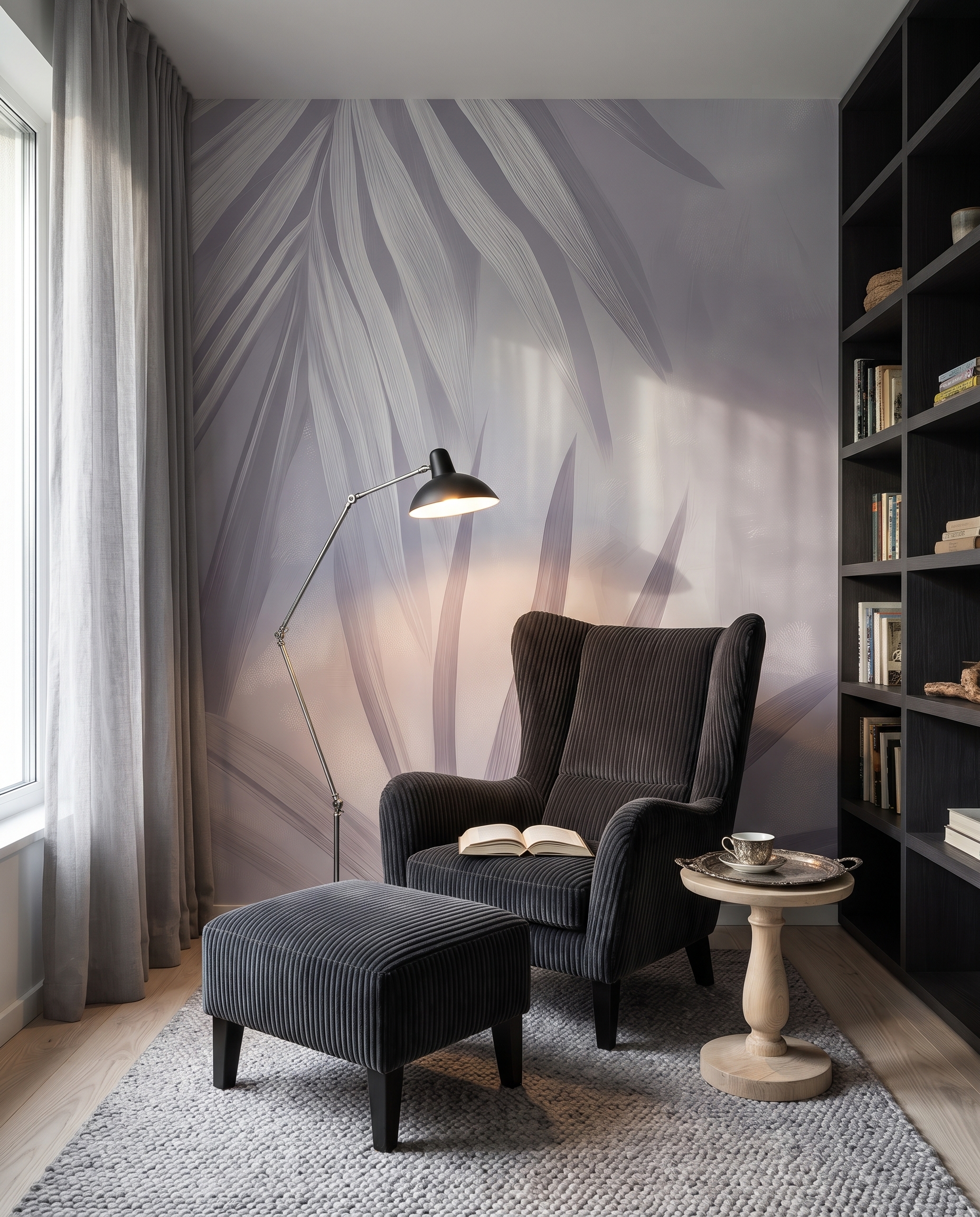 Folhas de palmeira entrecruzadas — interior 5