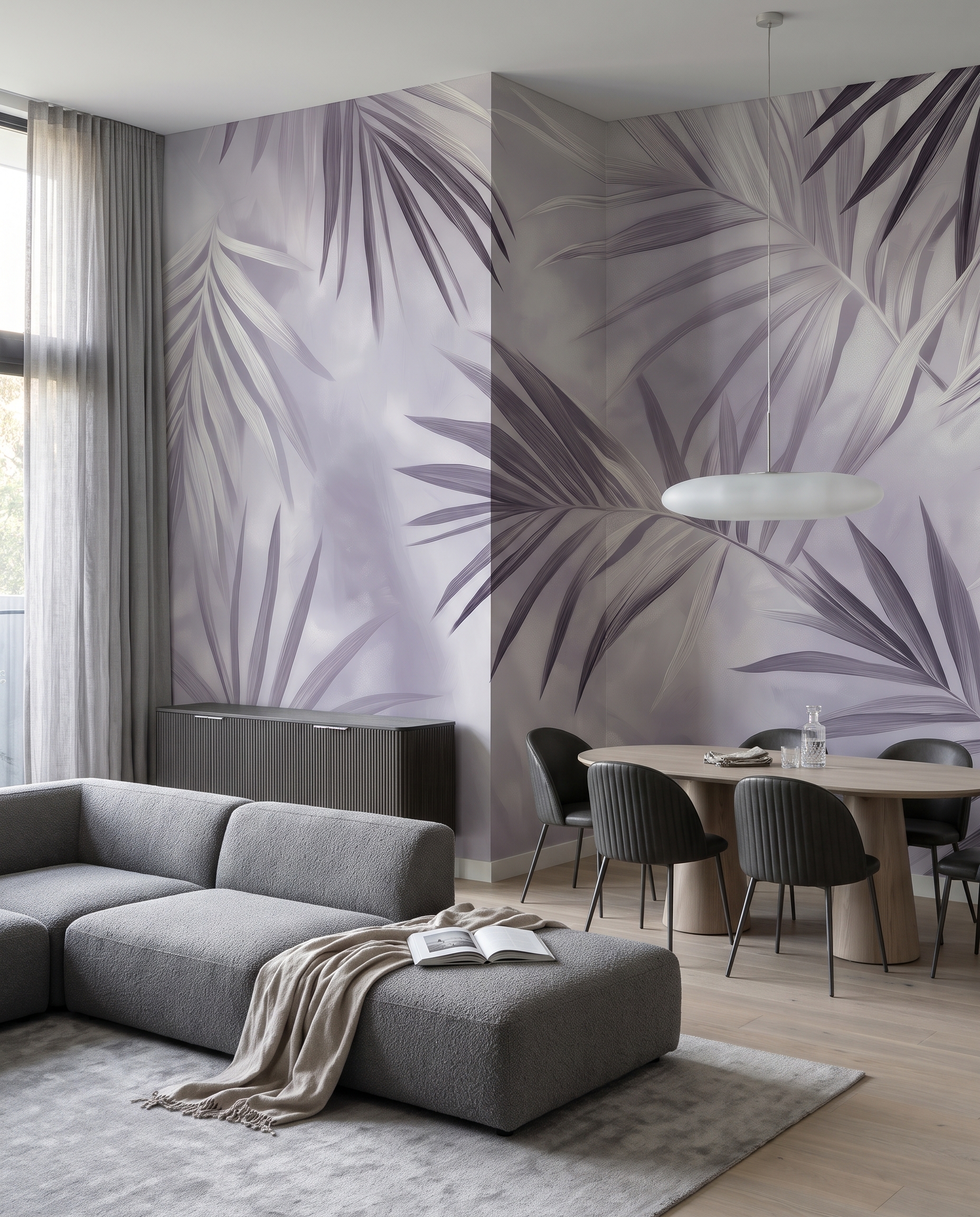 Folhas de palmeira entrecruzadas — interior 7