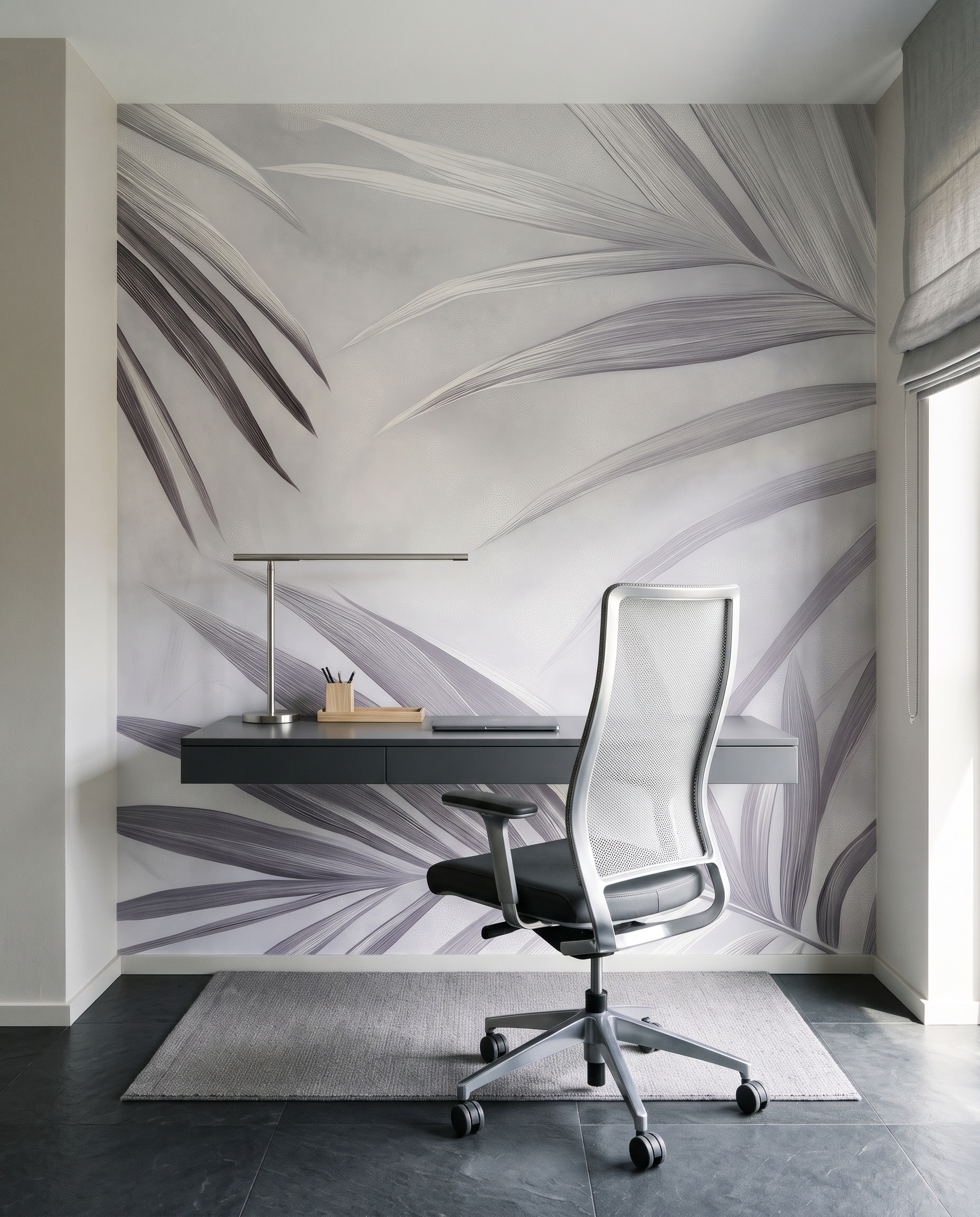 Folhas de palmeira entrecruzadas — interior 9
