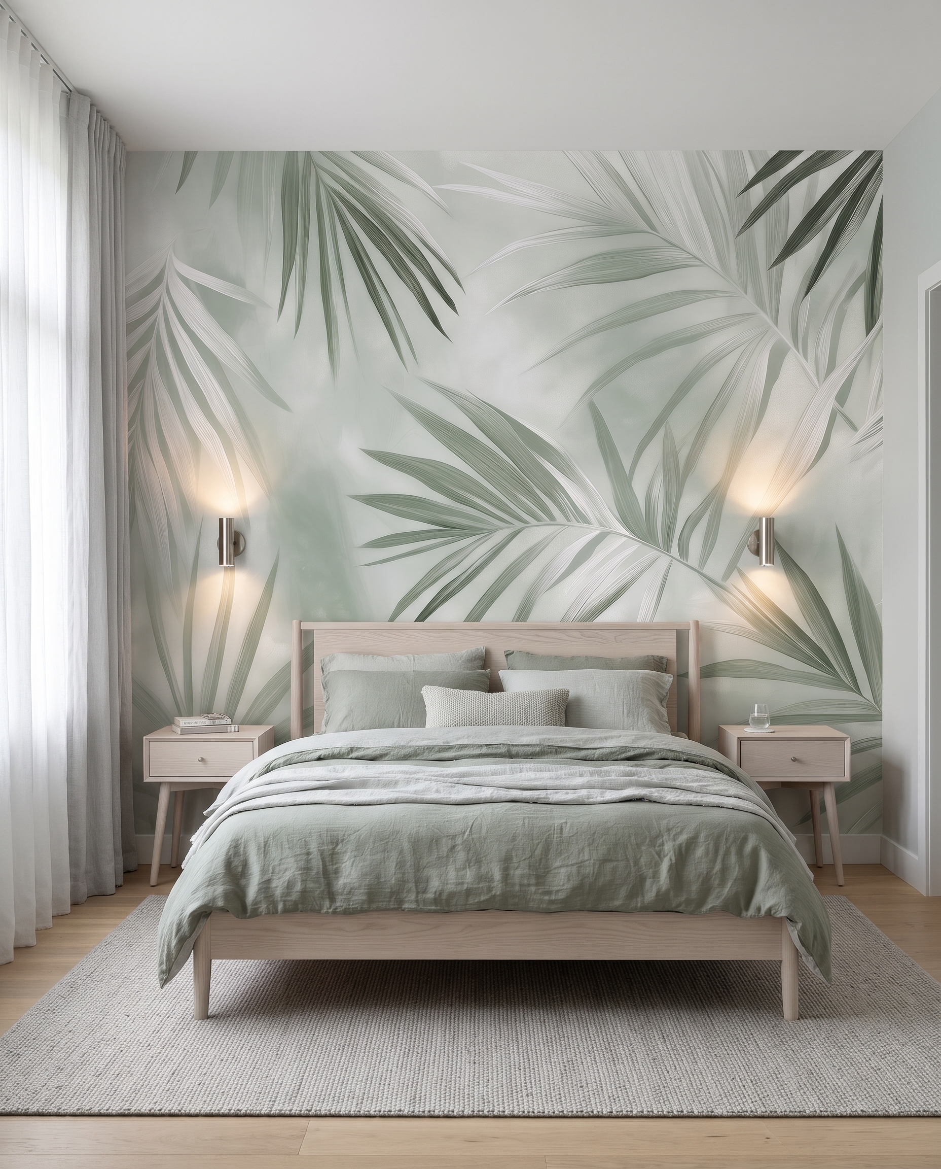 Folhas de palmeira entrecruzadas — interior 2