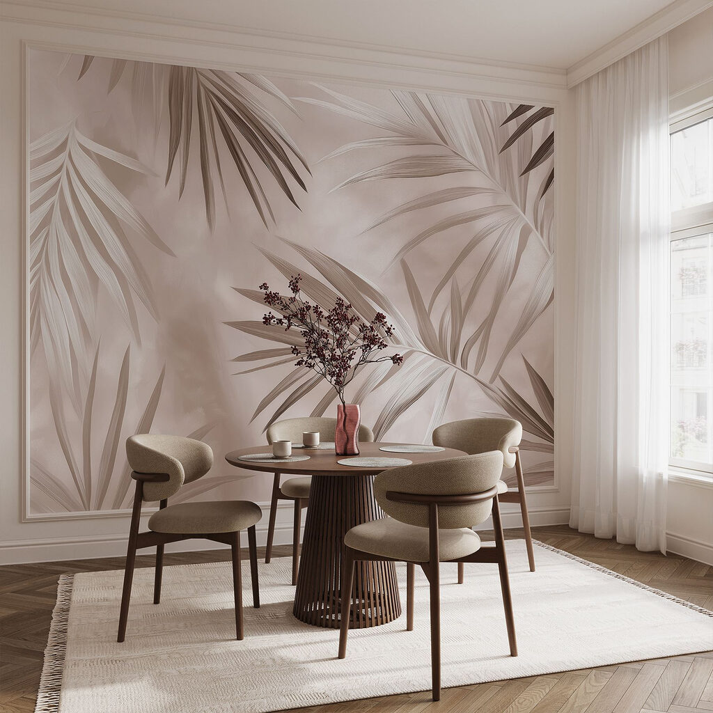 Folhas de palmeira entrecruzadas — interior 4