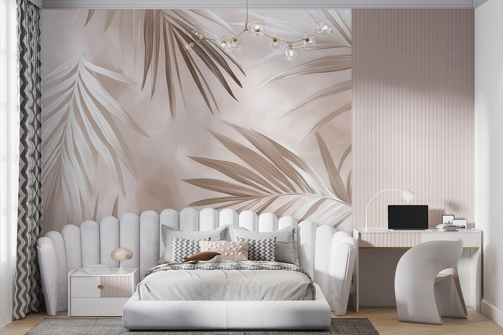 Folhas de palmeira entrecruzadas — interior 5