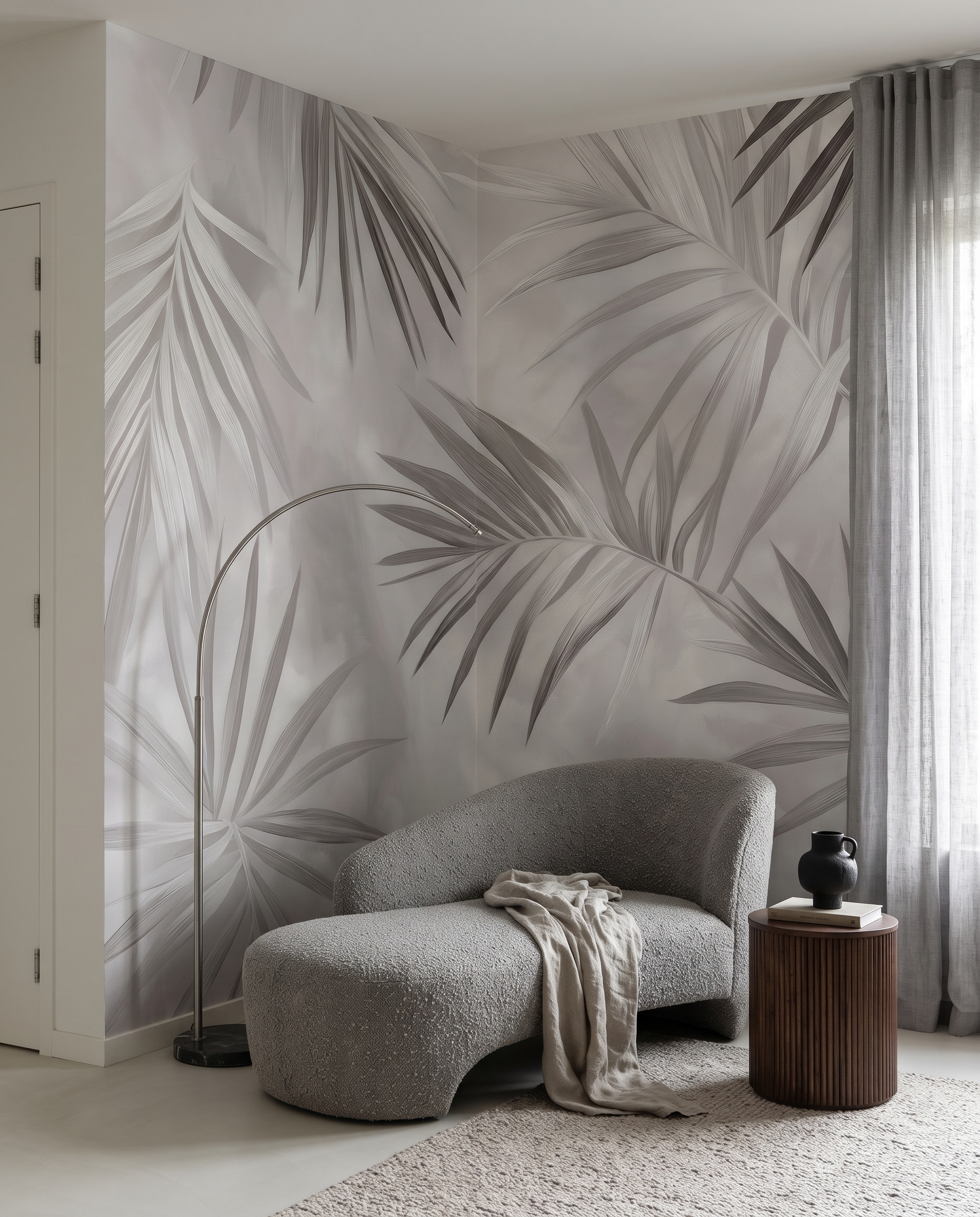 Folhas de palmeira entrecruzadas — interior 5