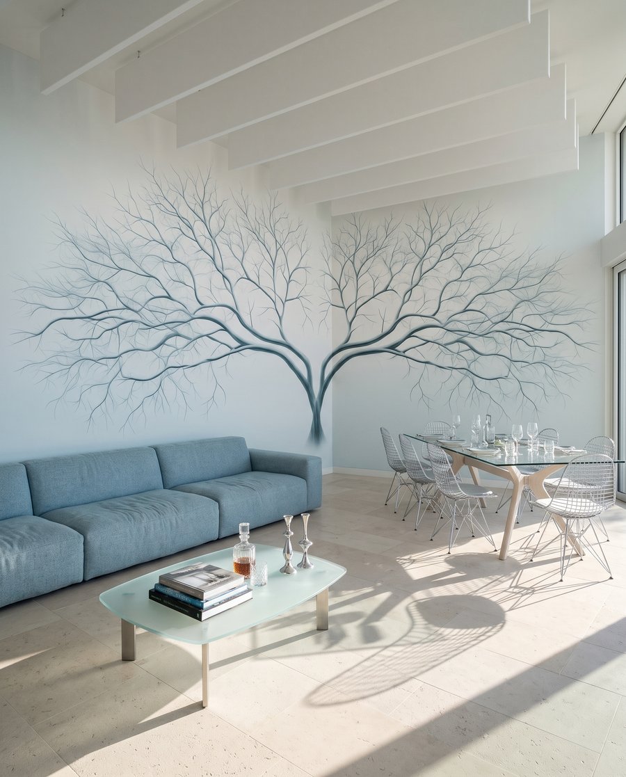 Árvore silenciosa de inverno — interior 1
