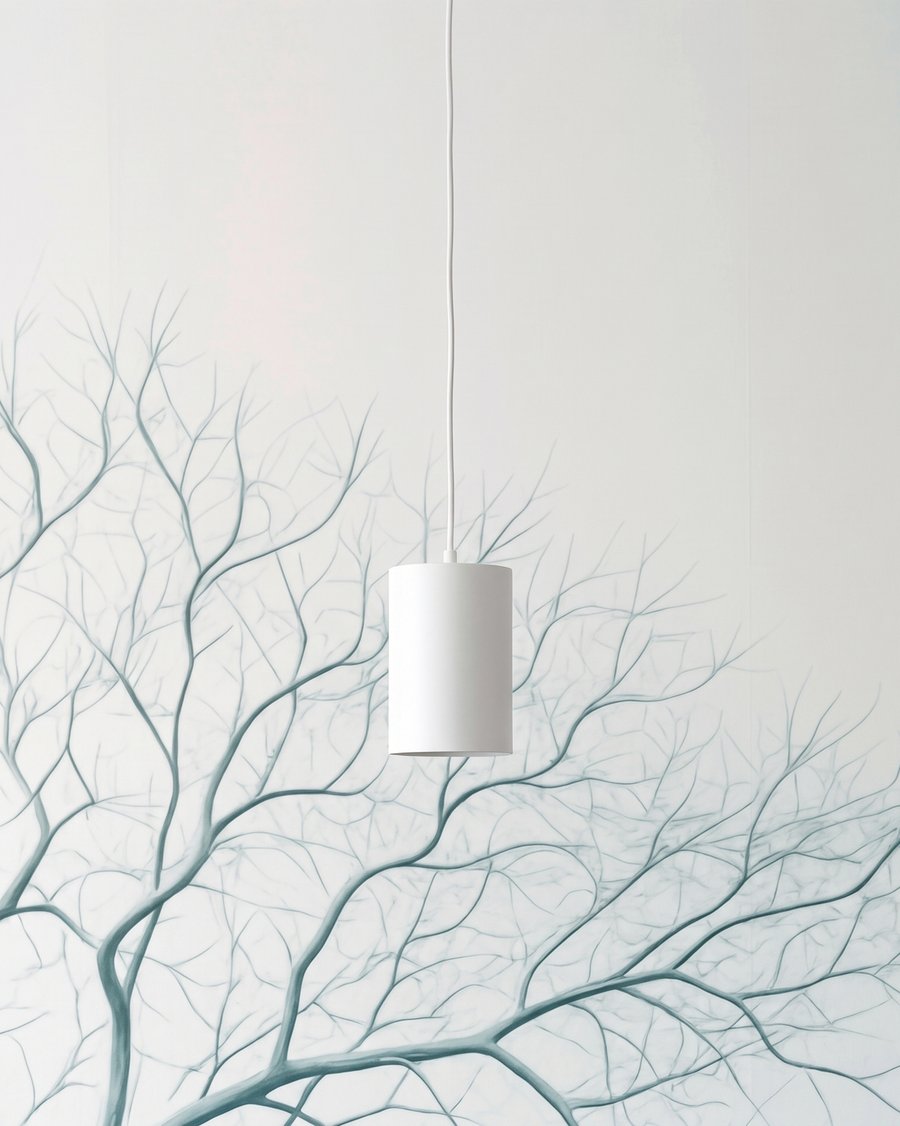 Árvore silenciosa de inverno — detalhe