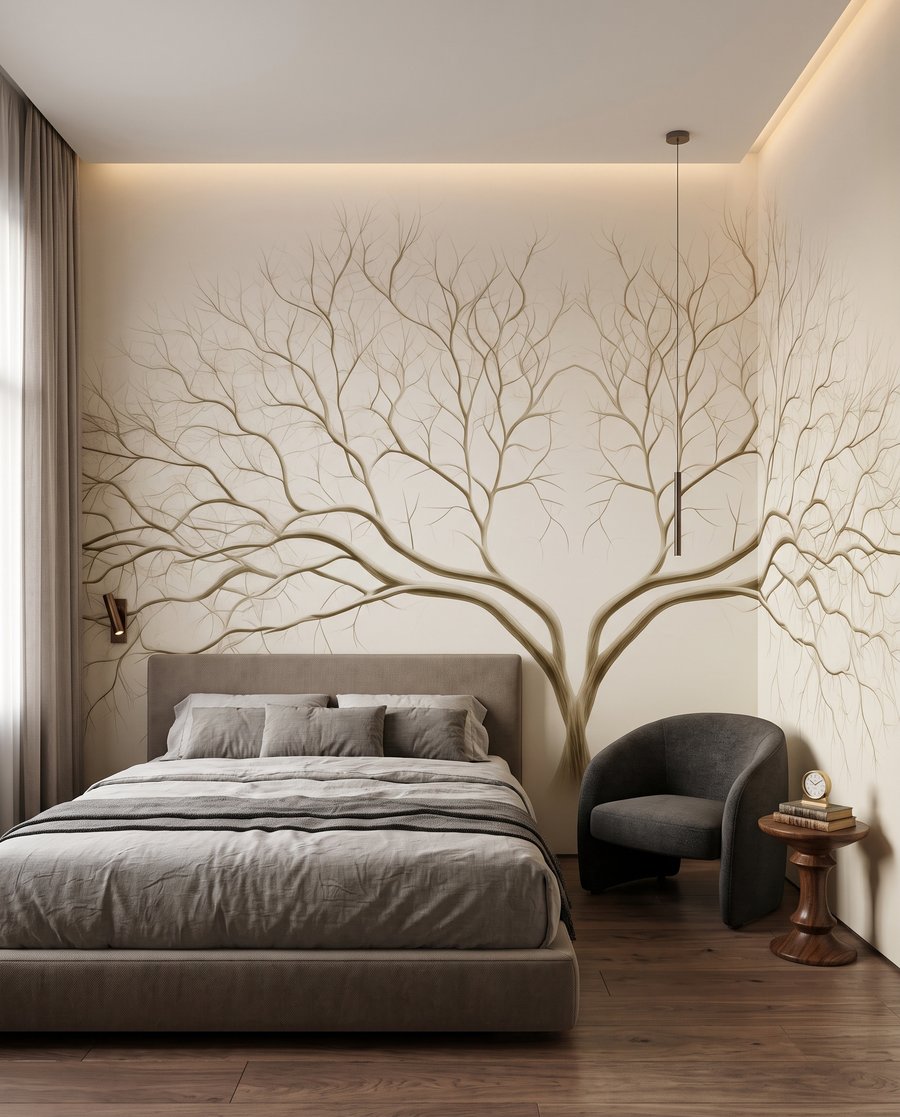 Árvore silenciosa de inverno — interior 1