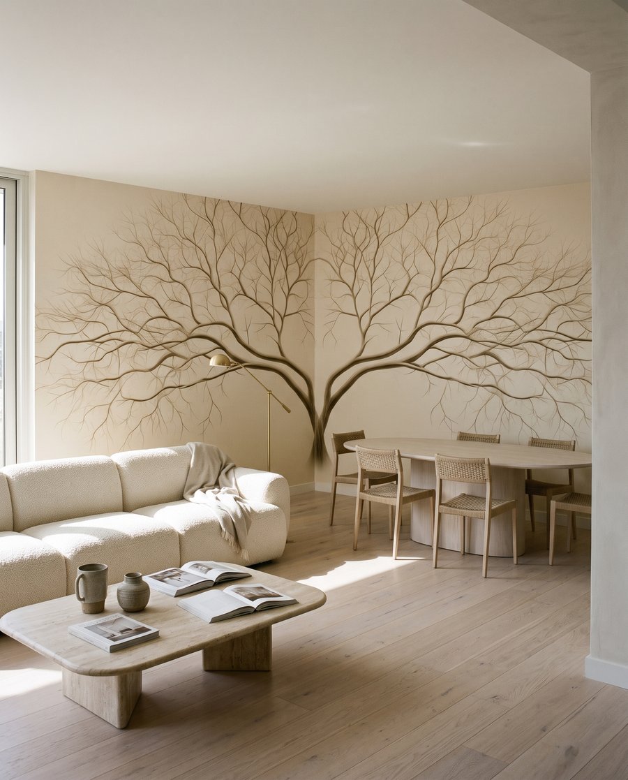 Árvore silenciosa de inverno — interior 4