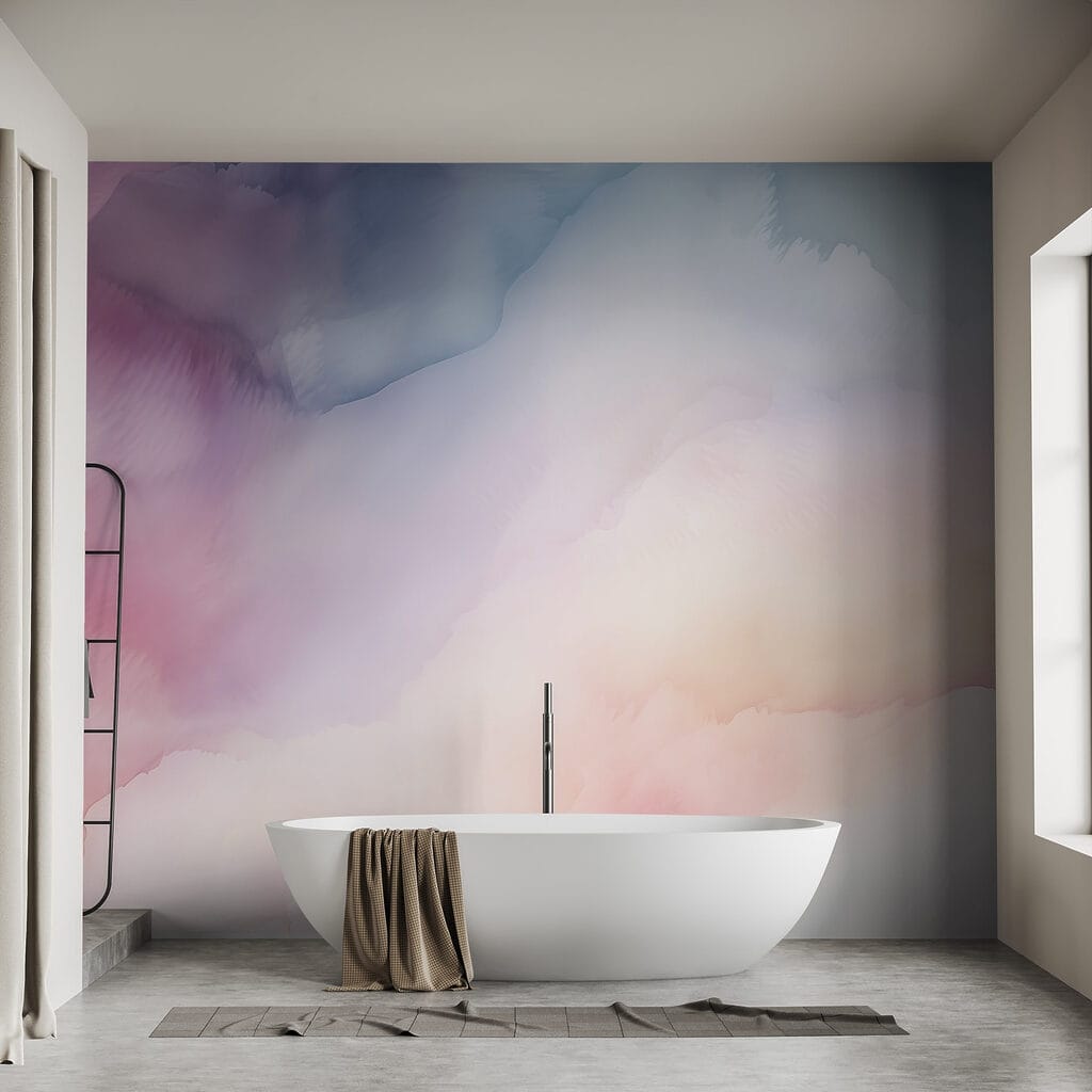 Tinta rosa encontra azul — interior 2