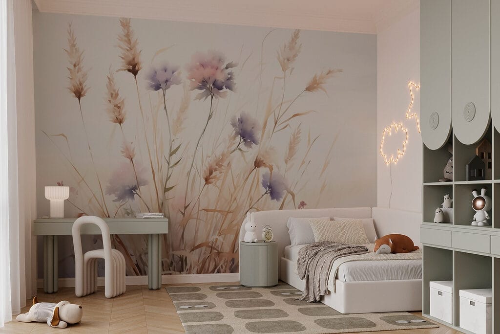 Flores entre hastes secas — interior 2