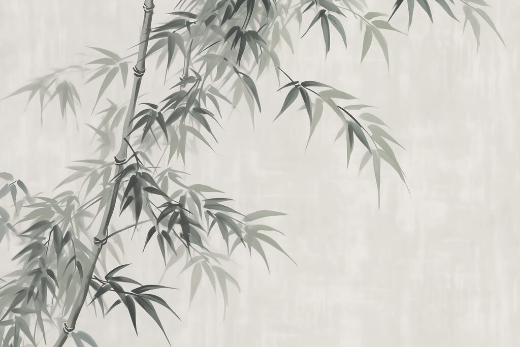 Bambu em silêncio cinzento — design completo