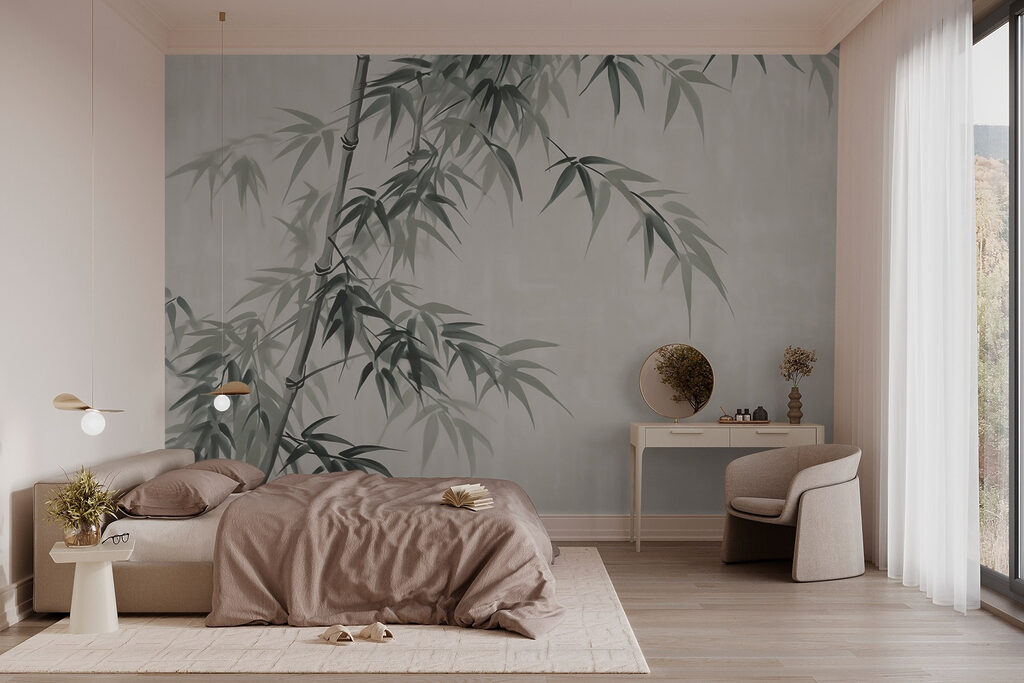 Bambu em silêncio cinzento — interior 2