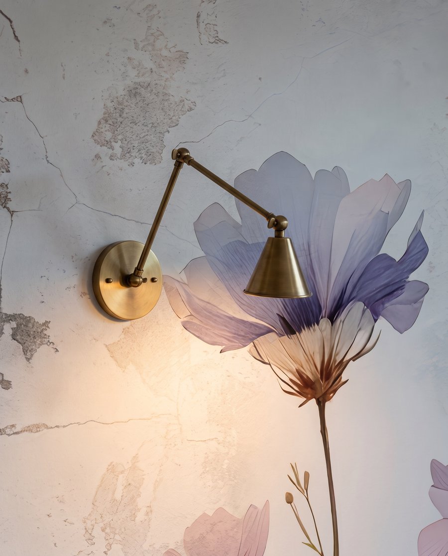 Flores em hastes longas — detalhe