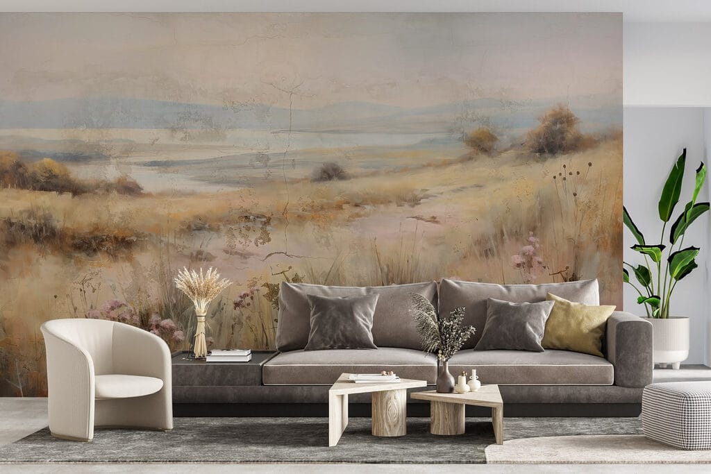 Campo nevoento de flores — interior 1