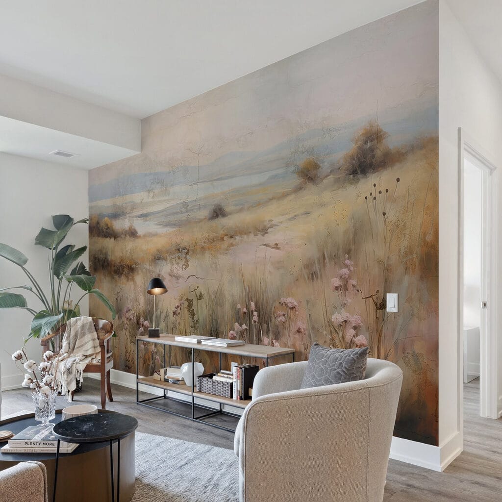 Campo nevoento de flores — interior 2